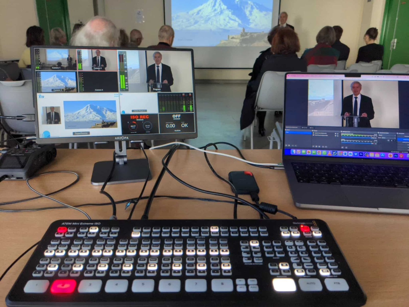 Console ATEM et Multi-View Direct